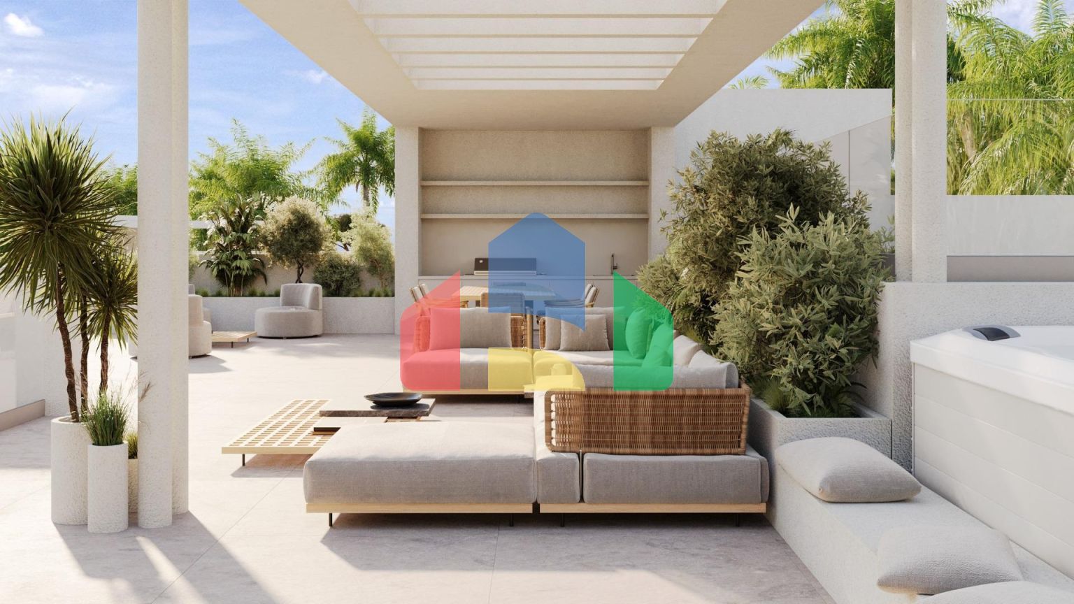 Современная жизнь в Эстепоне: Просторные апартаменты с солнечными террасами