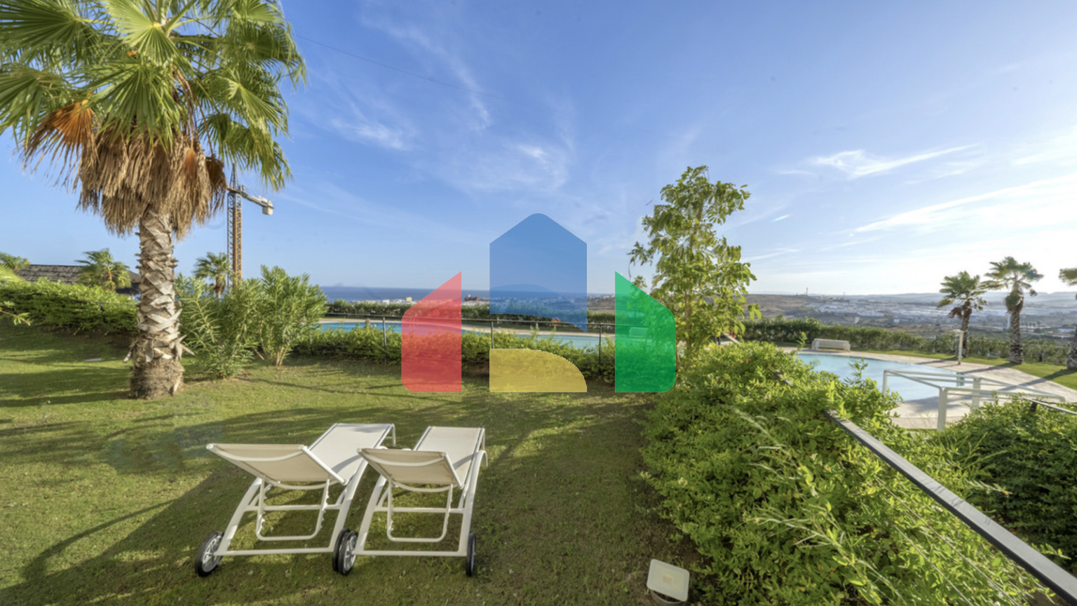 Квартира на первом этаже с 2 спальнями и 2 ванными комнатами