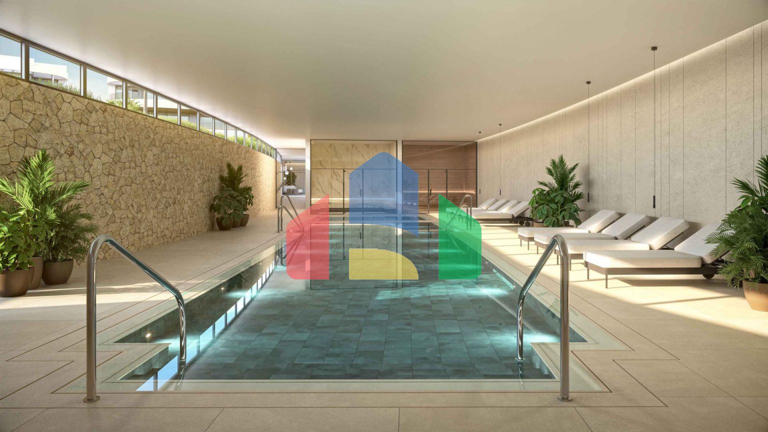 Апартаменты с двумя спальнями в роскошном комплексе в Эстепоне