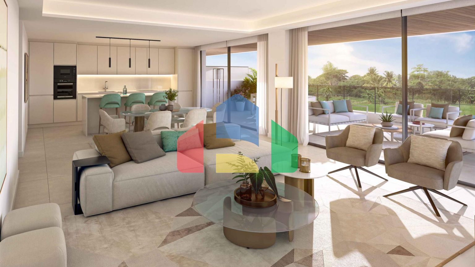 Апартаменты с двумя спальнями в роскошном комплексе в Эстепоне