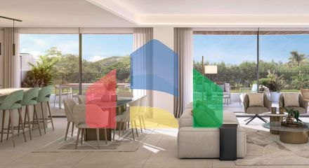 Апартаменты с двумя спальнями в роскошном комплексе в Эстепоне