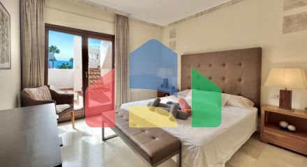 A beautiful 3 bedroom 2 bathroom penthouse situated right on the beachfront with simply amazing sea views.