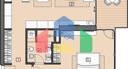 Апартаменты в элитном 5* отеле в Баре