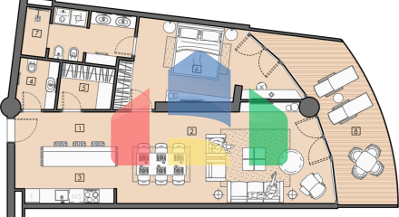 Апартаменты в элитном 5* отеле в Баре