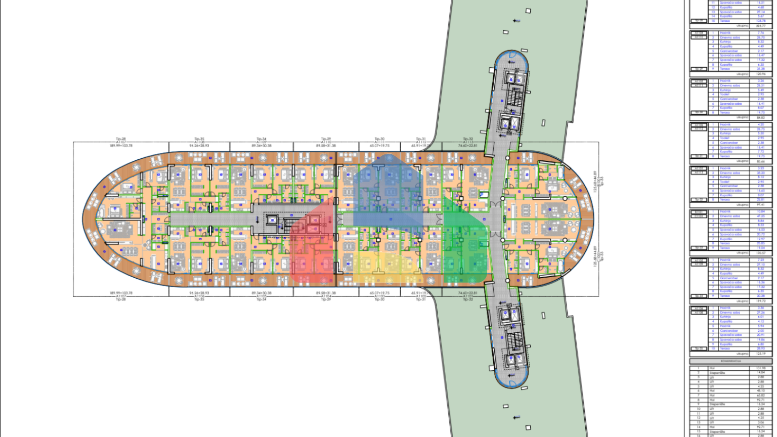 Апартаменты в элитном 5* отеле в Баре