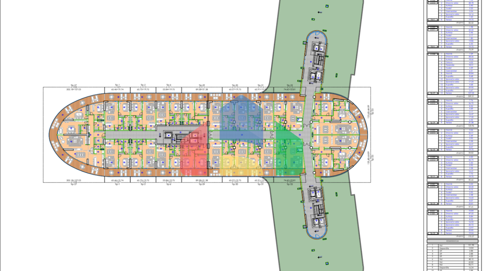 Апартаменты в элитном 5* отеле в Баре