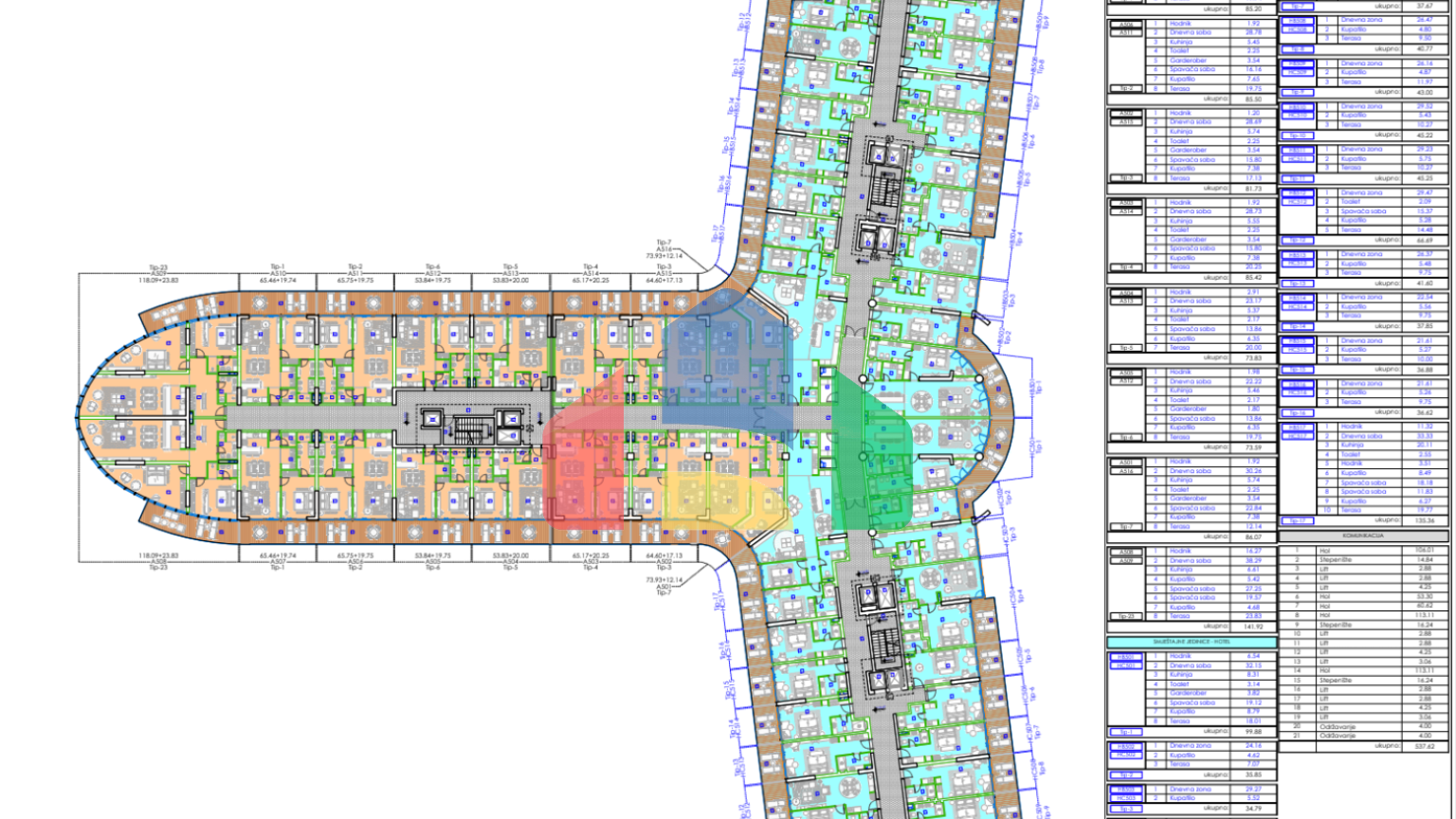 Апартаменты в элитном 5* отеле в Баре