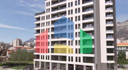 New apartment building in the center of Bar