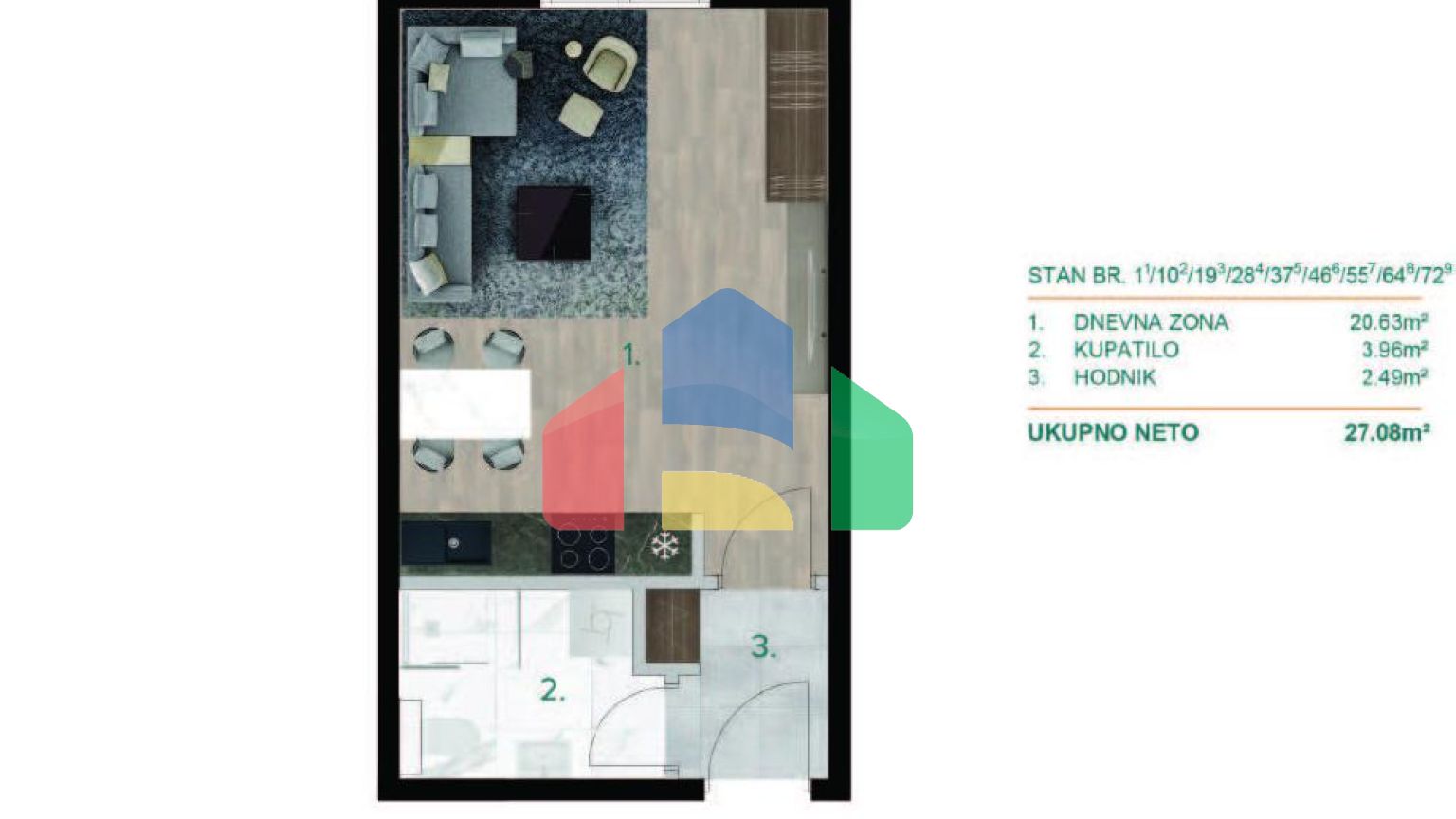 Новый многоквартирный дом  в центре Бара