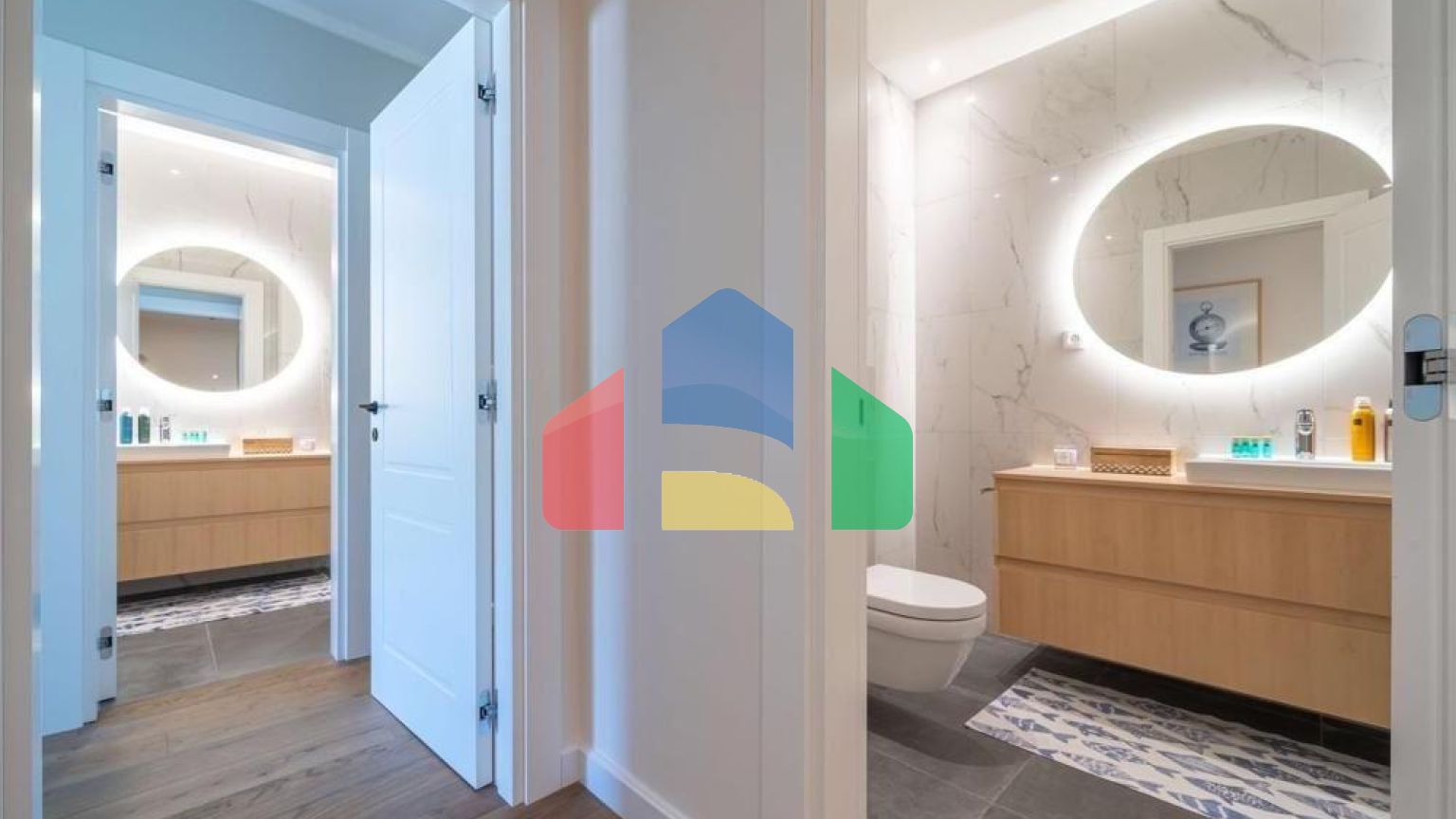 Просторная дизайнерская квартира класса люкс с панорамным видом на море в современном комплексе в Баре.