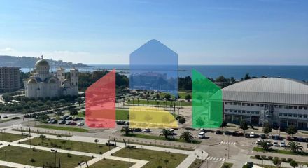 Просторная и солнечная квартира с 1 спальней с видом на море, в современном комплексе премиум класса в Баре.