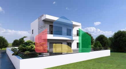 Предлагается к продаже современна вилла на стадии завершения строительства в Баре, район Полье