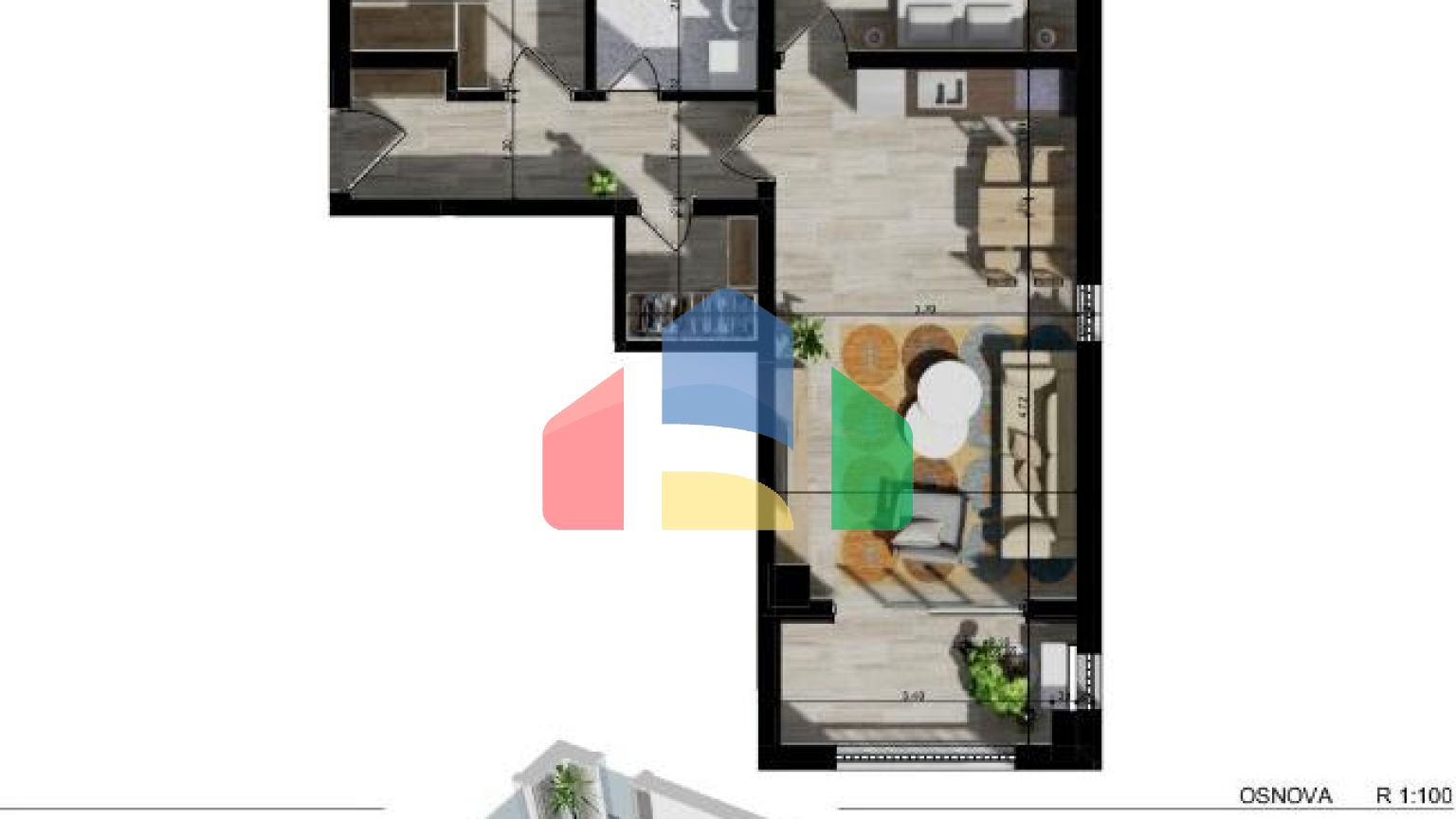 Квартиры в комплексе AquaMare эксклюзив - стоимость 103'404 - 239'575 евро