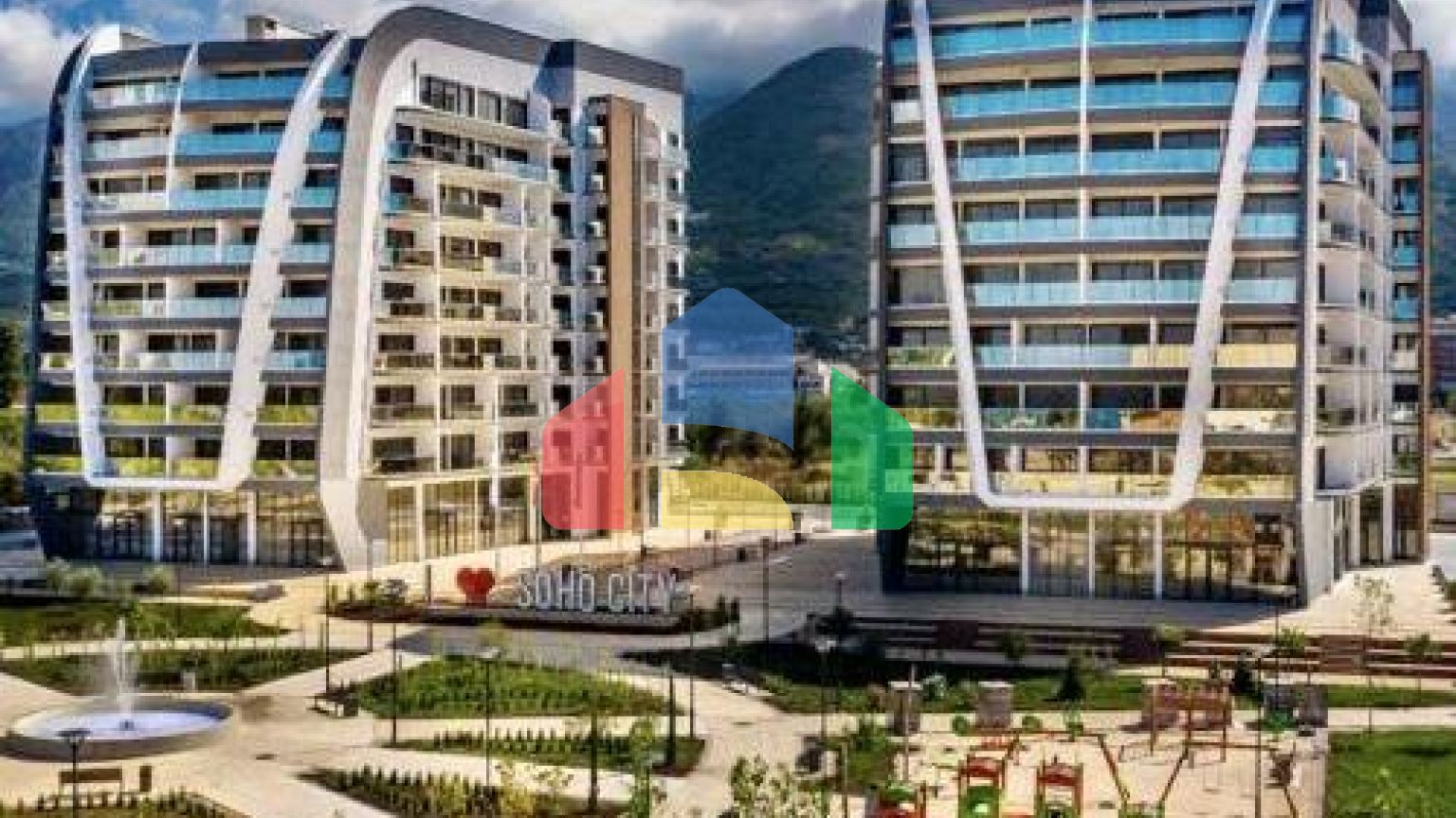 Квартира в Сохо Сити с 2 спальнями и видом на море