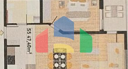 Квартира с одной спальней и видом на море в центре Бара