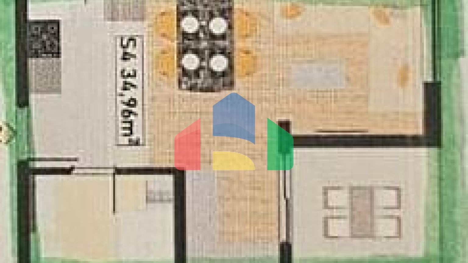 Уютная студия с видом на море в центре Бара