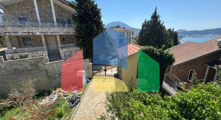 Просторная вилла с гостевым домом и видом на море город Бар, район Зеленый пояс, Черногория