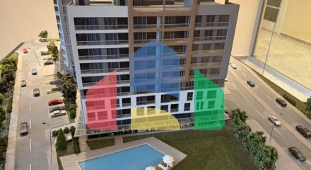 Новая квартира с 2 спальнями и панорамным видом на море, в комплексе премиум класса с бассейном в Баре.