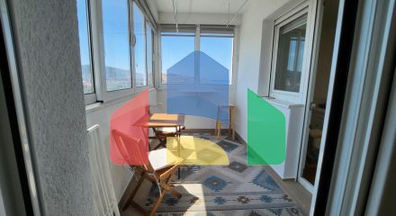Two bedroom apartment with sea view in the center of Bar