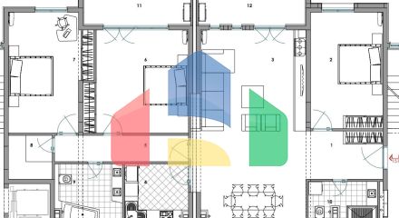 Просторная квартира в Баре для большой семьи