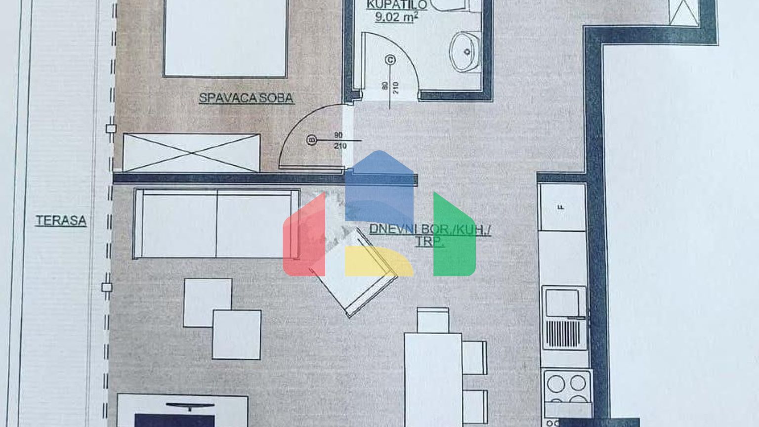 Квартира в центре Бара 52 м² новый дом