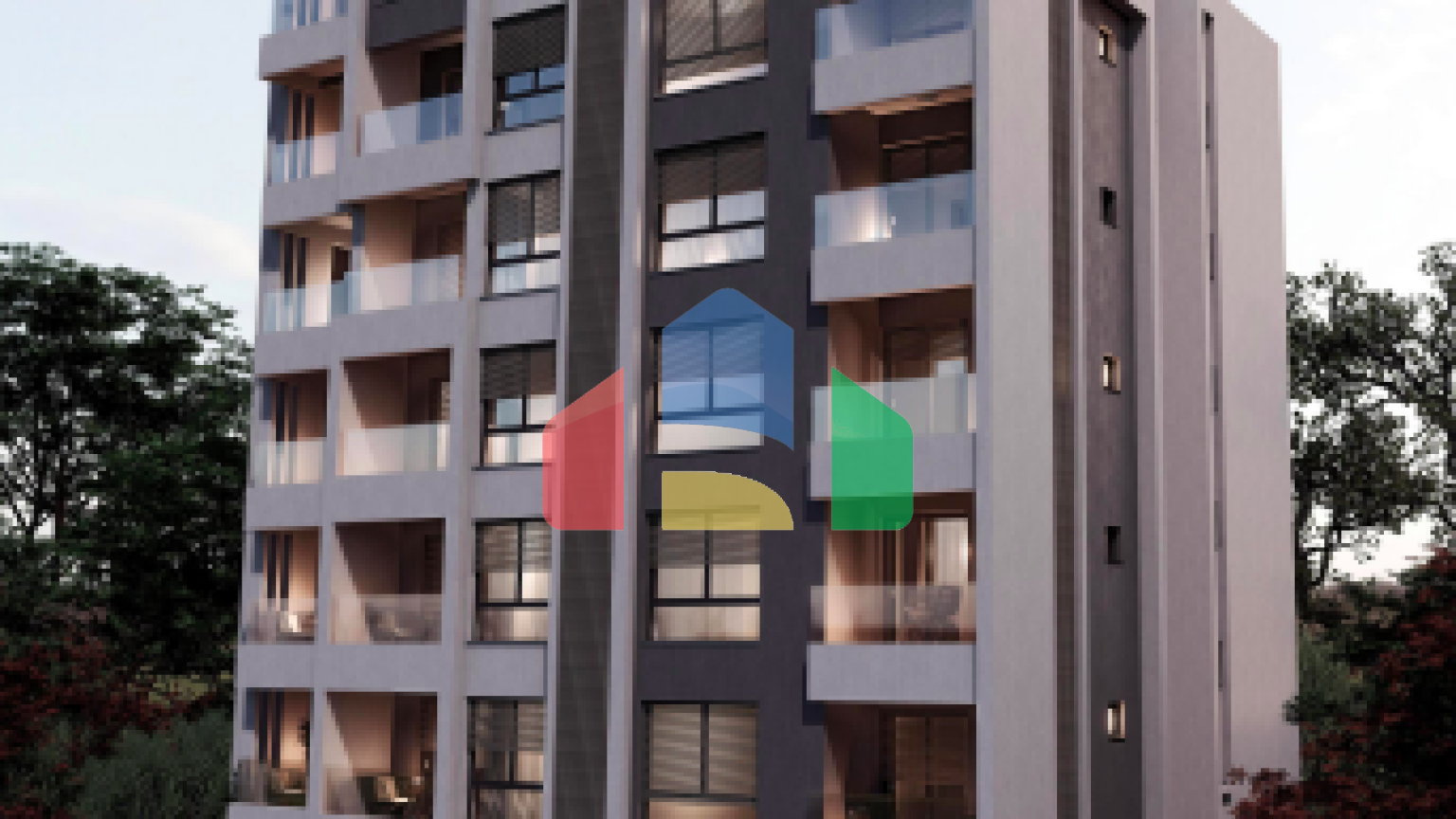 Современная квартира с видом на море в новом районе Барa, продажа от застройщика