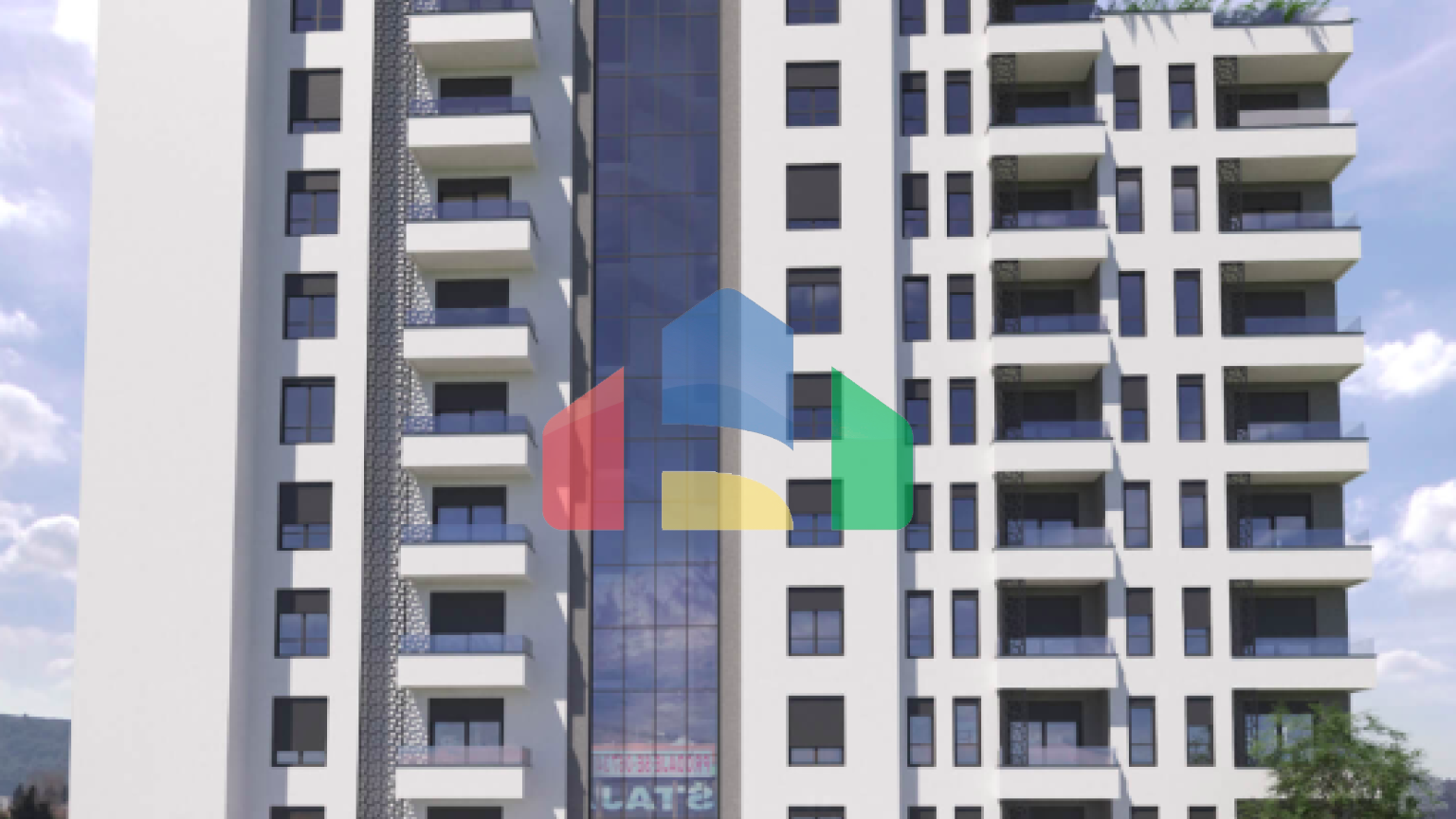 Студия 40 м² с чистовой отделкой, 5 этаж, город Бар, Черногория