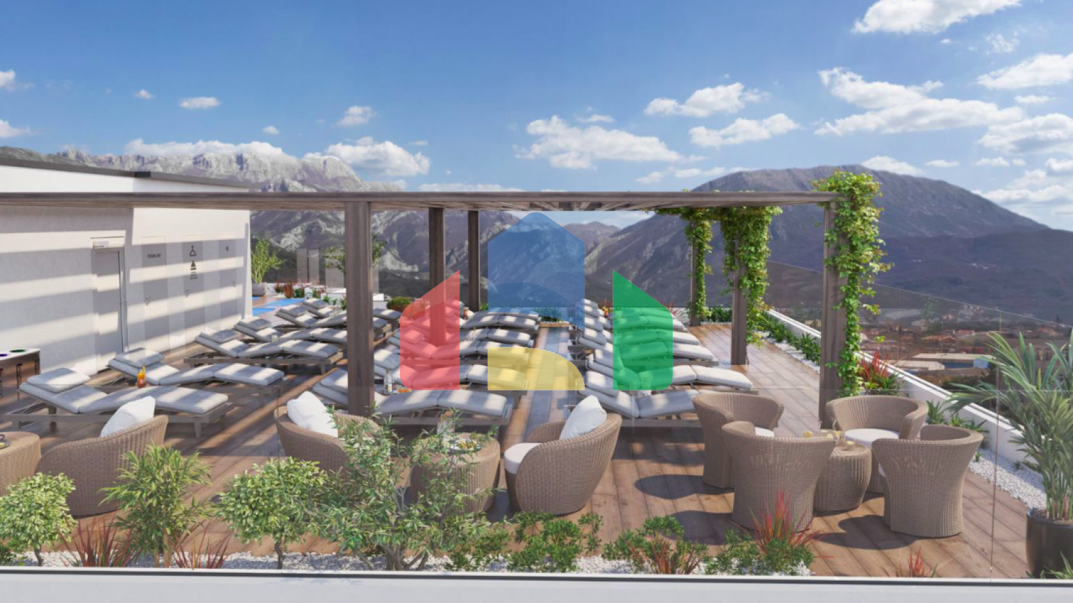 Студия 40 м² с чистовой отделкой, 5 этаж, город Бар, Черногория