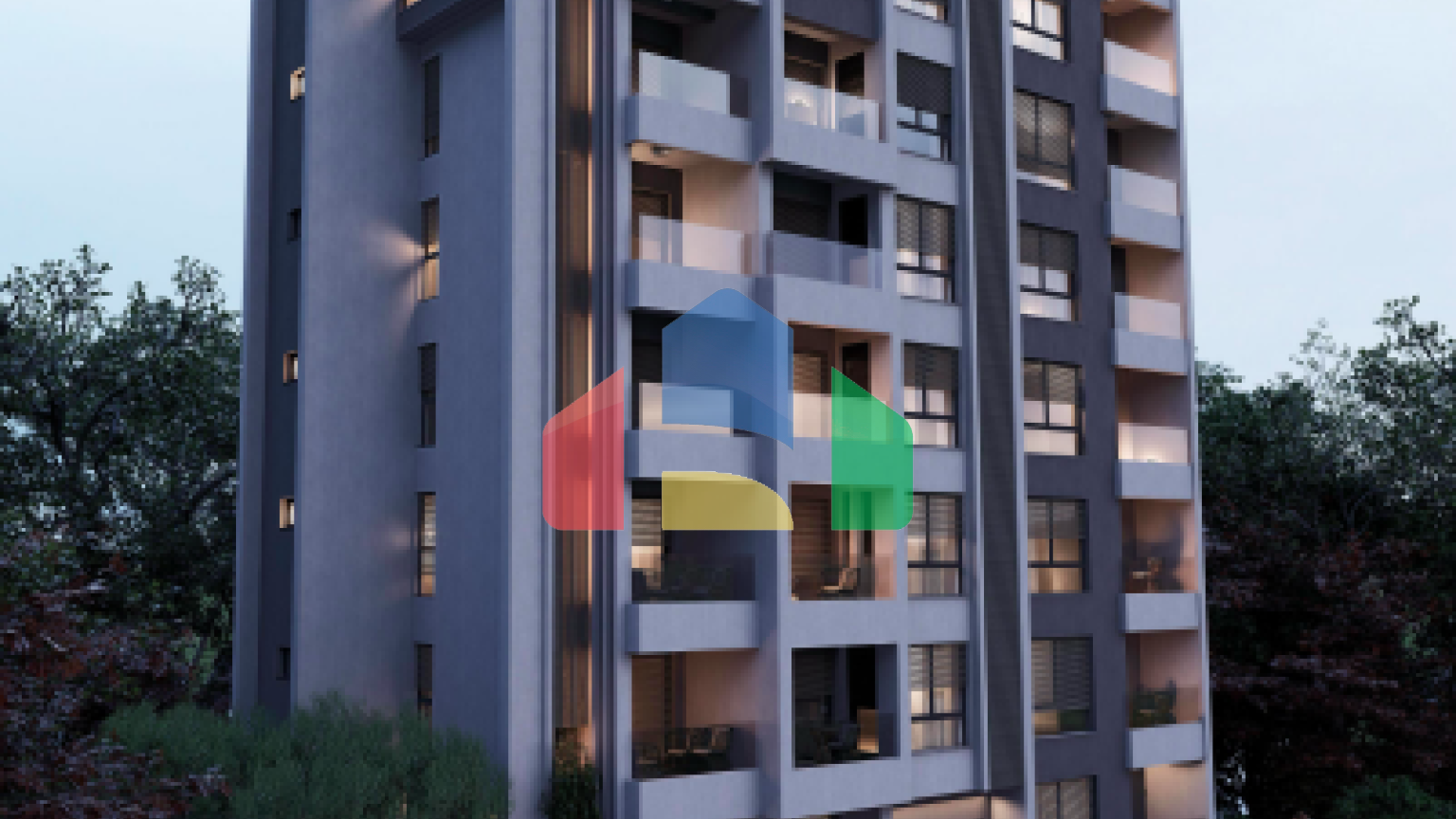 Современная квартира с видом на море в новом районе Барa, 55 м², 2 этаж, рассрочка до июня 2026