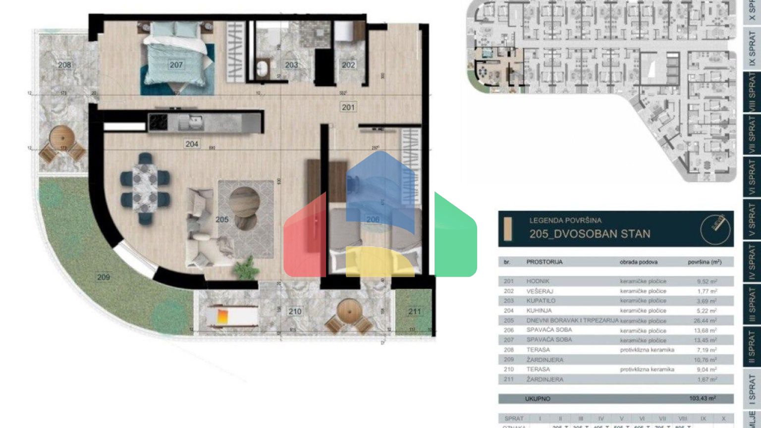 Продаётся элитная квартира в новом жилом комплексе в Баре.