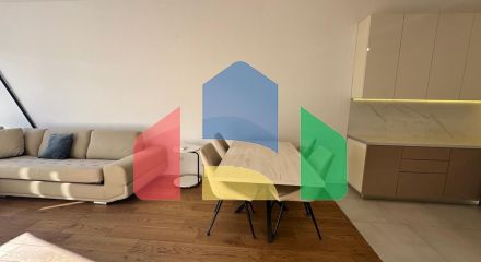 Квартира с 1 спальней с видом на море, в современном комплексе премиум класса в Баре.