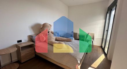 Квартира с 1 спальней с видом на море, в современном комплексе премиум класса в Баре.