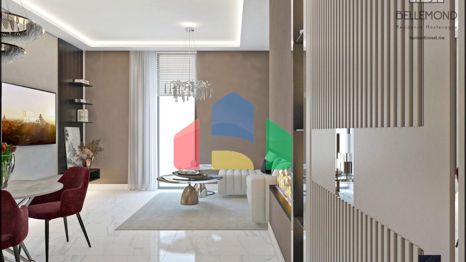 Комплекс апартаментов на 1 линии в Бечичи