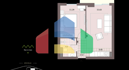 Комплекс апартаментов на 1 линии в Бечичи