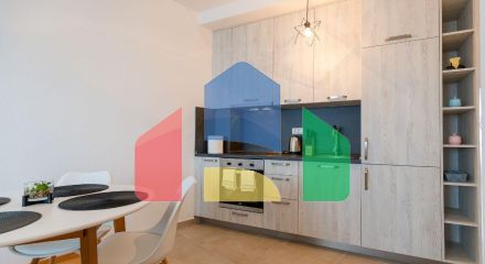 Apartment in Becici with panoramic sea views