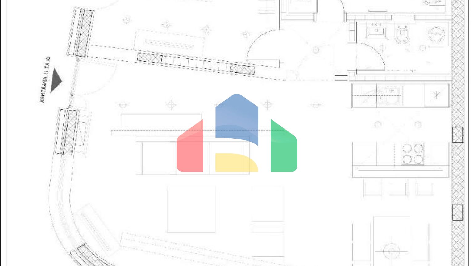Апартамент с 1 спальней в закрытом элитном комплексе Dukley