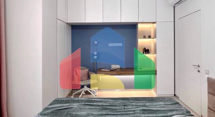 Премиум квартира в жилом комплексе с бассейном расположенная в Бечичи, пригород Будвы.