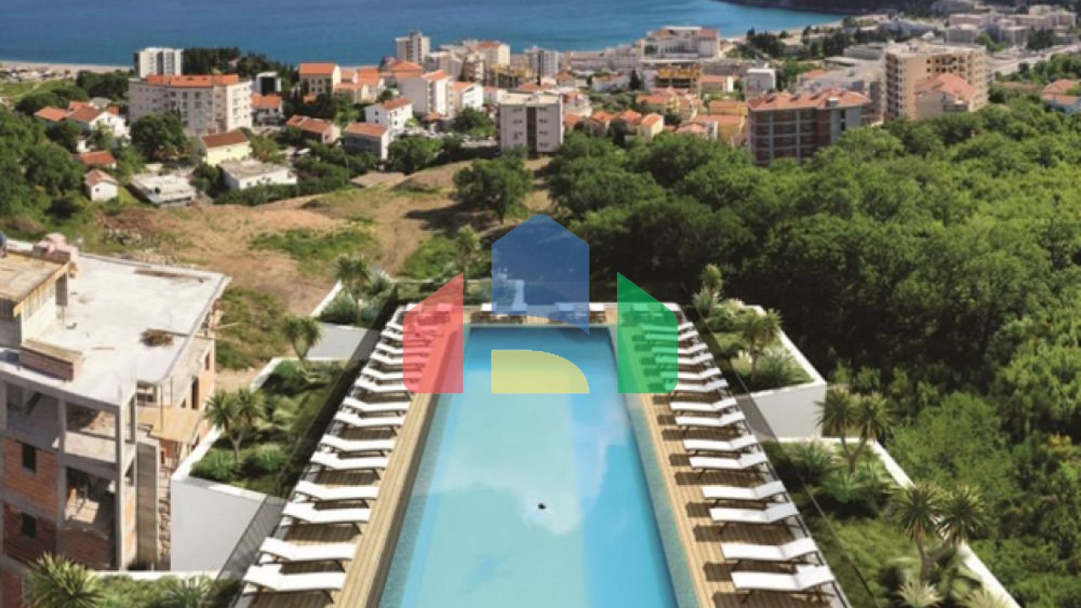 Будванская ривьера, район Бечичи. Новый жилой комплекс в популярном районе.