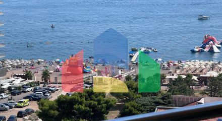 Квартира с 2 спальнями и панорамным видом на море и горы в Бечичи, новый комплекс с бассейном