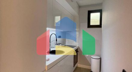 Stylish 3 bedroom apartment with sea view, complex with swimming pool in Becici