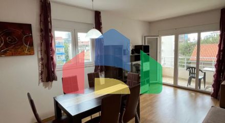 Two bedroom apartment with two balconies in Becici