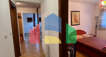 Two bedroom apartment with two balconies in Becici