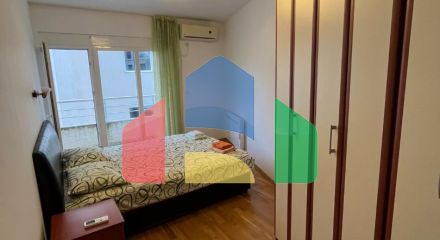 Two bedroom apartment with two balconies in Becici