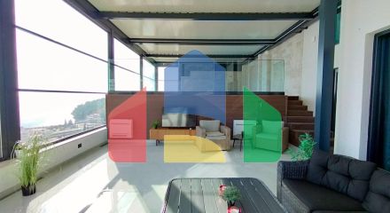 Продаётся роскошный двухэтажный пентхаус с бассейном и панорамным видом на море!