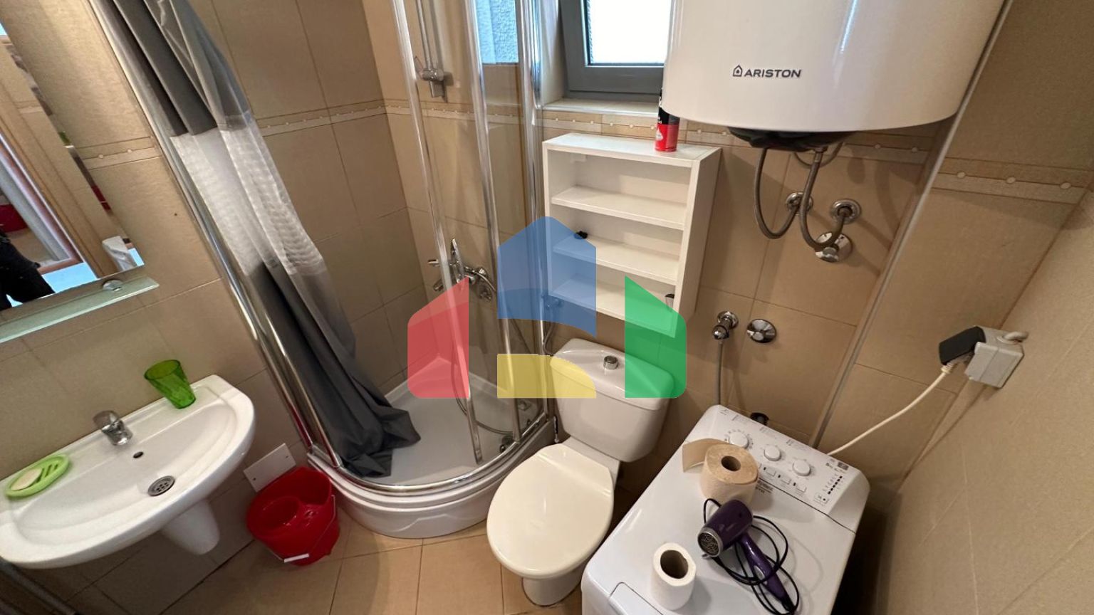 Квартира с 2 спальнями и панорамным видом на море в Бечичи