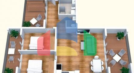 Квартира с 2 спальнями в Бечичи DELMAR RESIDENCE