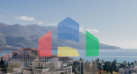 Квартира с 2 спальнями и гаражом в Бечичи