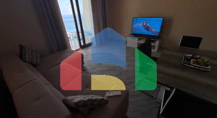 Квартира с 2 спальнями с панорамным видом на море и горы в новом комплексе с бассейном в Бечичи.