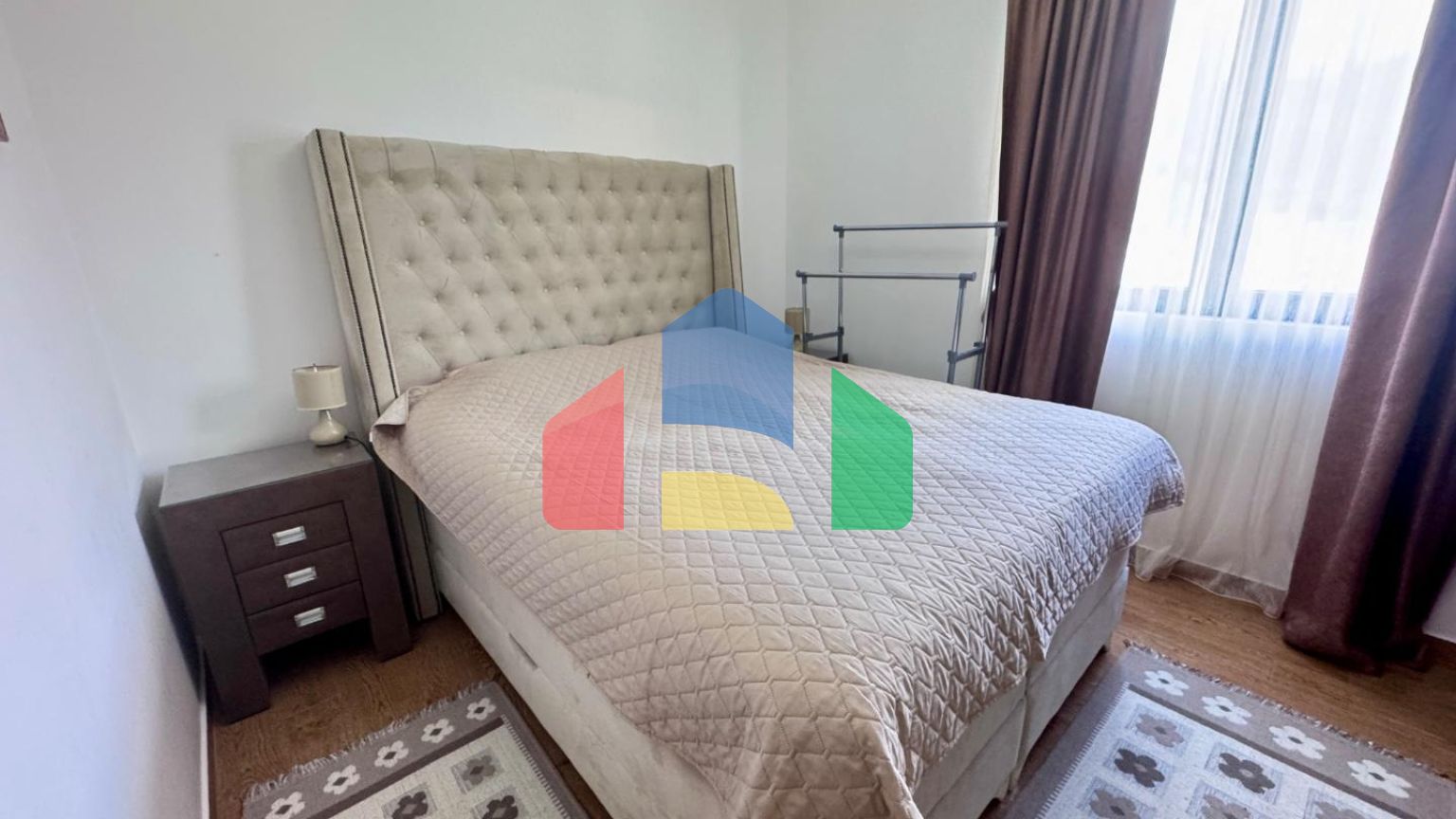 Квартира с 1 спальней с панорамным видом на море и горы в Бечичи