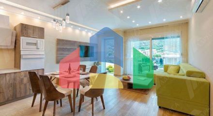 Beautiful 2 bedroom apartment with mountain and sea views in Becici.